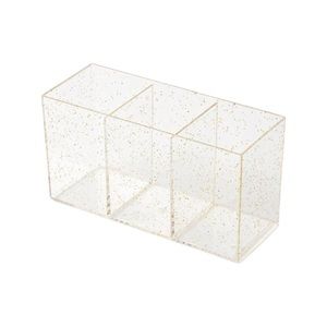 Clear Makeup Brush Organizer.